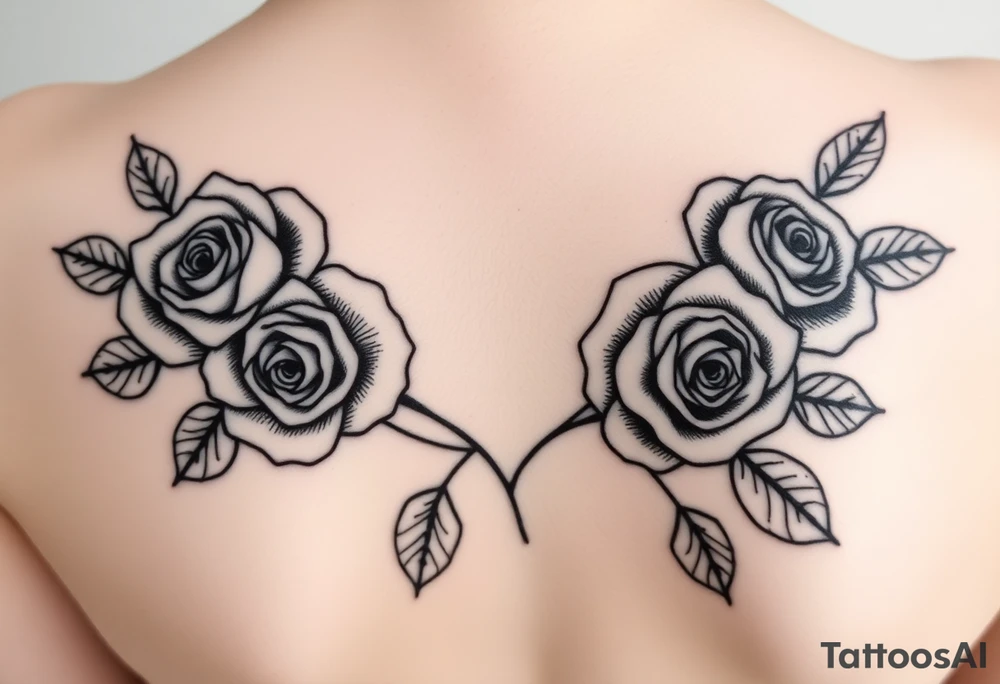 Roses tattoo idea