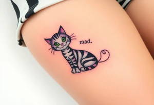 Cheshire cat, we're all mad here tattoo idea