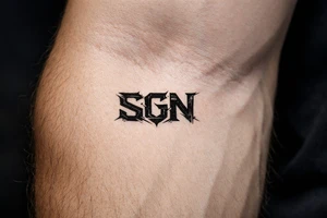 SGN tattoo idea