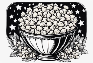 Popcorn tattoo idea