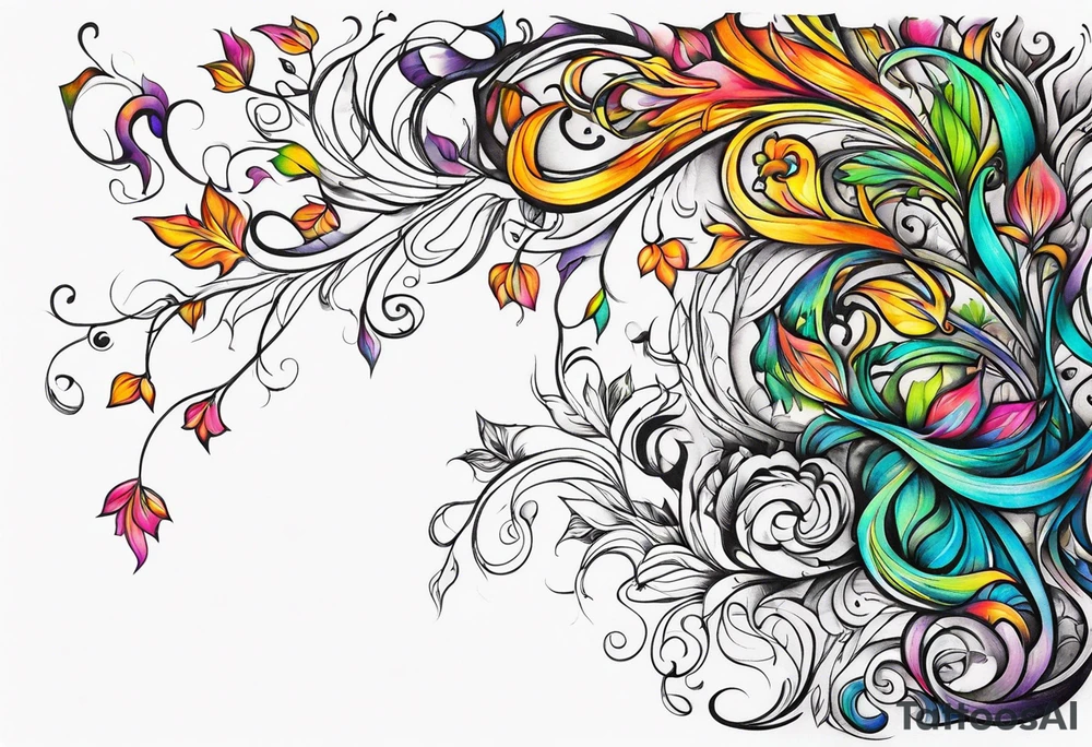 Long Vines tattoo idea