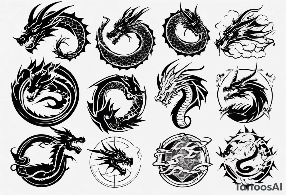 dragon tattoo idea