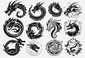 dragon tattoo idea