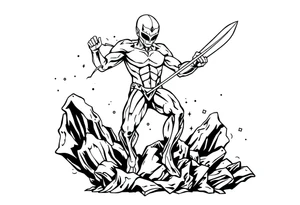 Silver Surfer tattoo idea