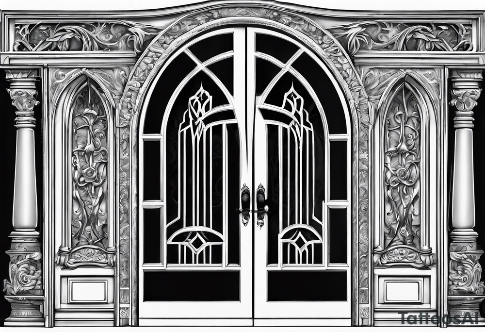 Wizardry, Doors, Weapons, Fantasy tattoo idea