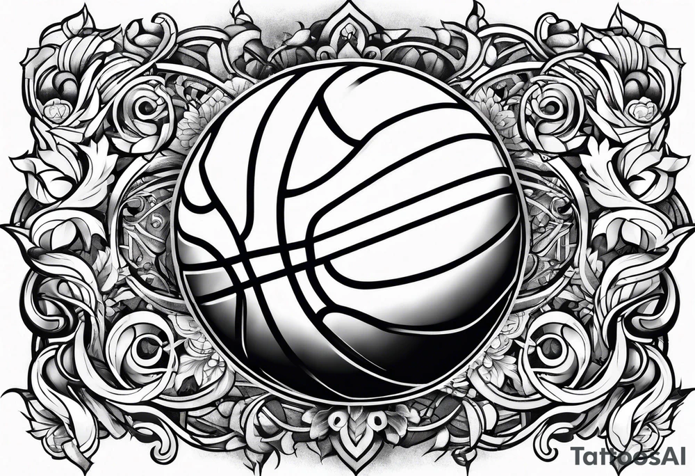 Basketball tattoo idea
