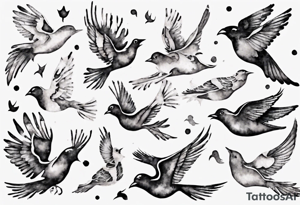 jigsaw puzzle piece with birds flying from it tattoo idea jigsaw puzzle piece with birds flying from it tattoo idea