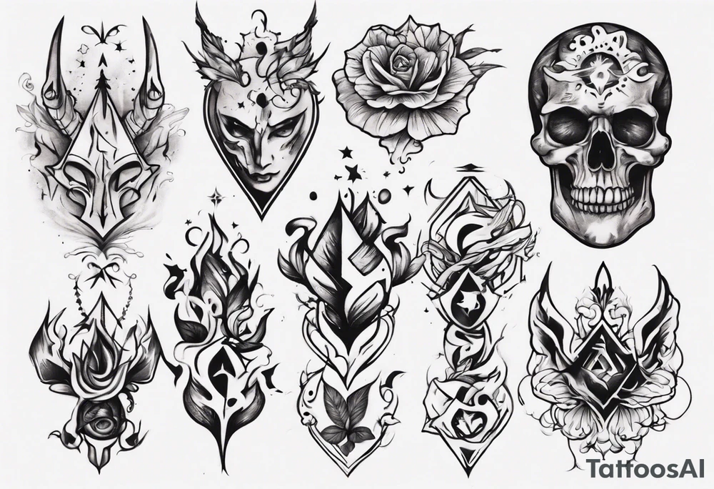 Two matching tattoos for couples tattoo idea