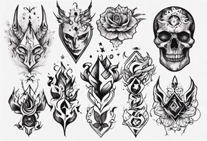 Two matching tattoos for couples tattoo idea