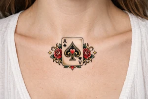 Ace of spades tattoo tattoo idea