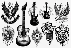 music tattoo idea