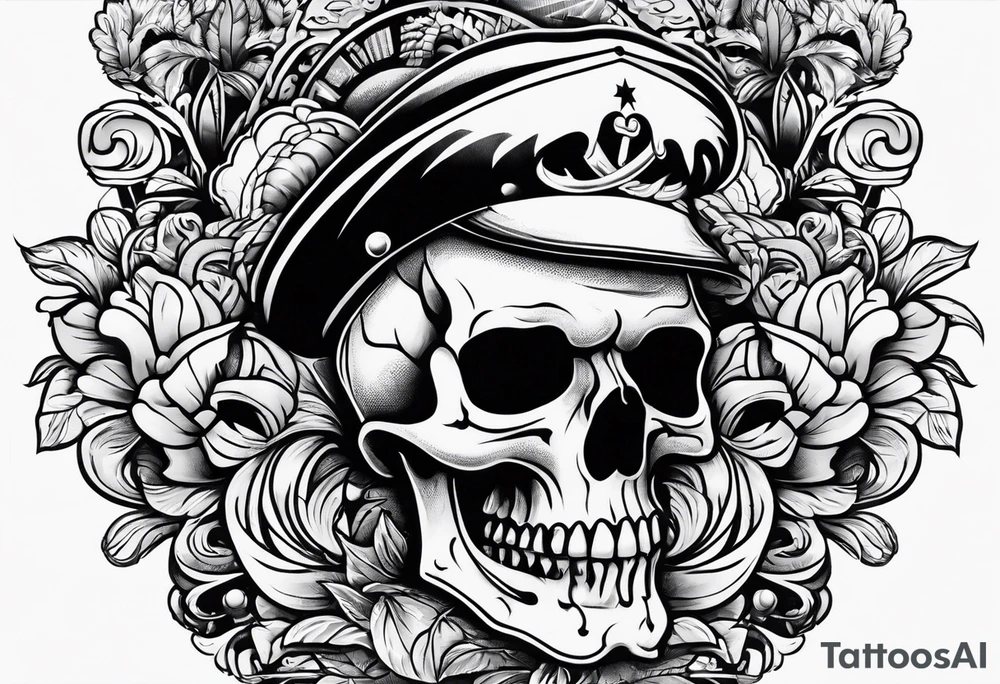 skull tattoo idea