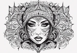 discipline and consistency with a face tattoo idea