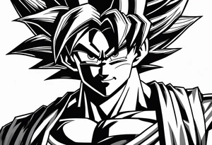 Son Goku tattoo idea