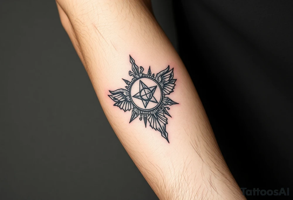 victory over coma and methadone. a new life in meditation. tattoo on the arm tattoo idea