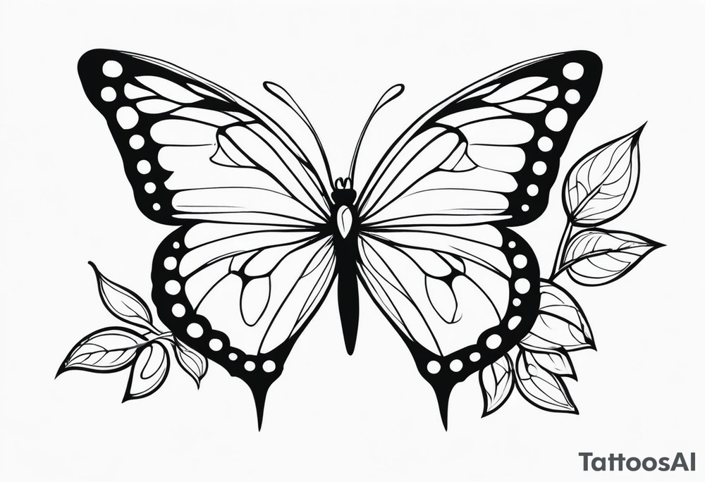 Butterfly, Ivy tattoo idea