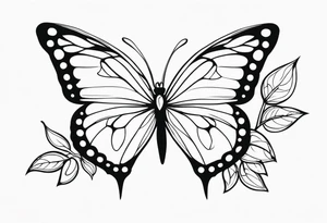 Butterfly, Ivy tattoo idea