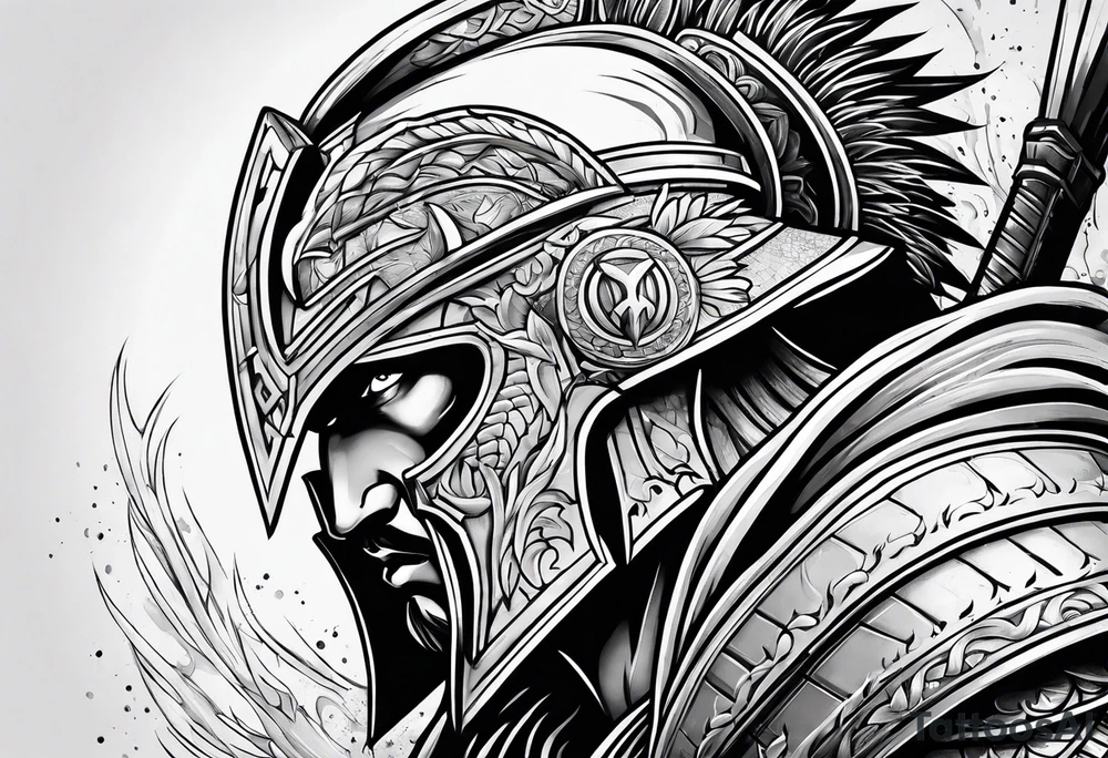 spartan tattoo idea