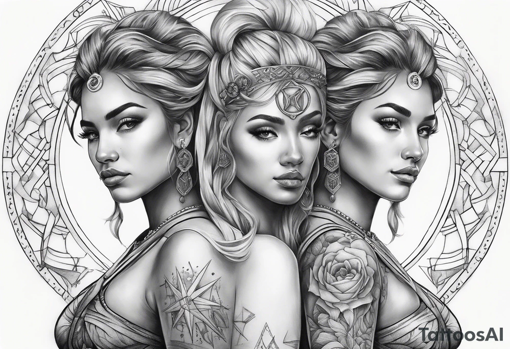 Gemini zodiac tattoo tattoo idea