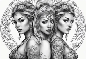 Gemini zodiac tattoo tattoo idea