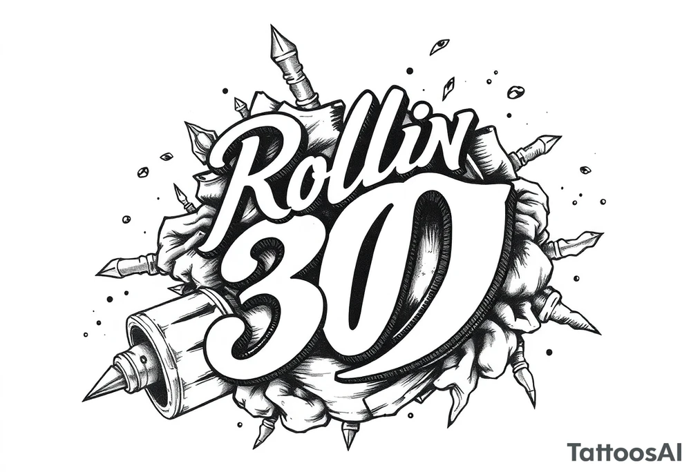 “Rollin 30s” tattoo idea
