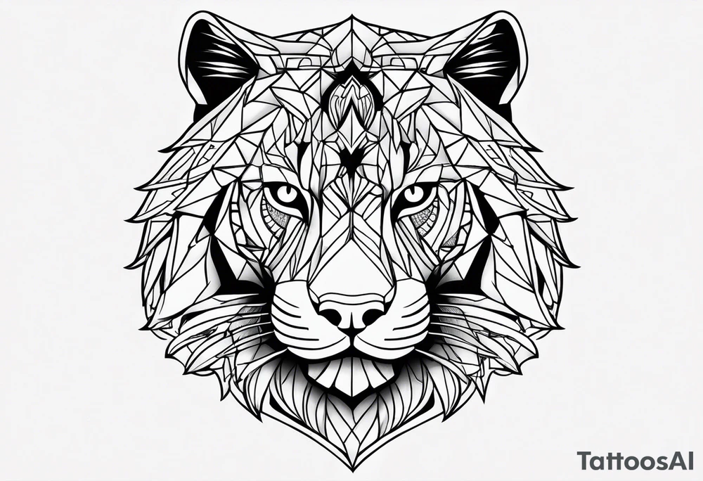 кот британец tattoo idea