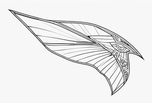 an afghan fighting kite tattoo idea