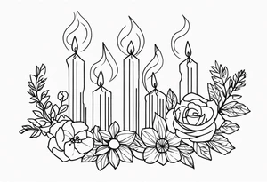 December birthday and June birthday tattoo idea