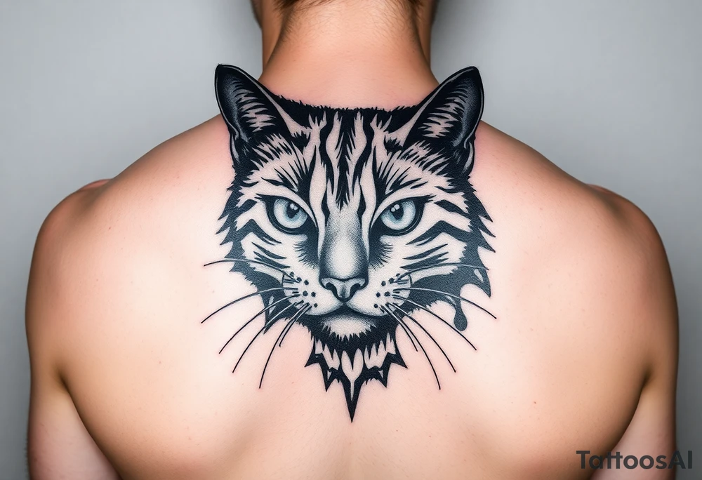 Black Cat tattoo idea