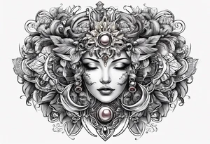 Love, source, abundance, male tattoo idea