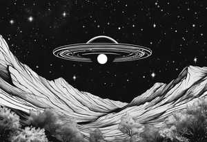 andromeda galaxy tattoo idea