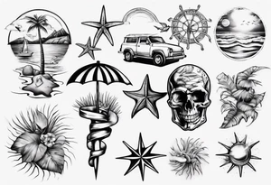 beach tattoo idea
