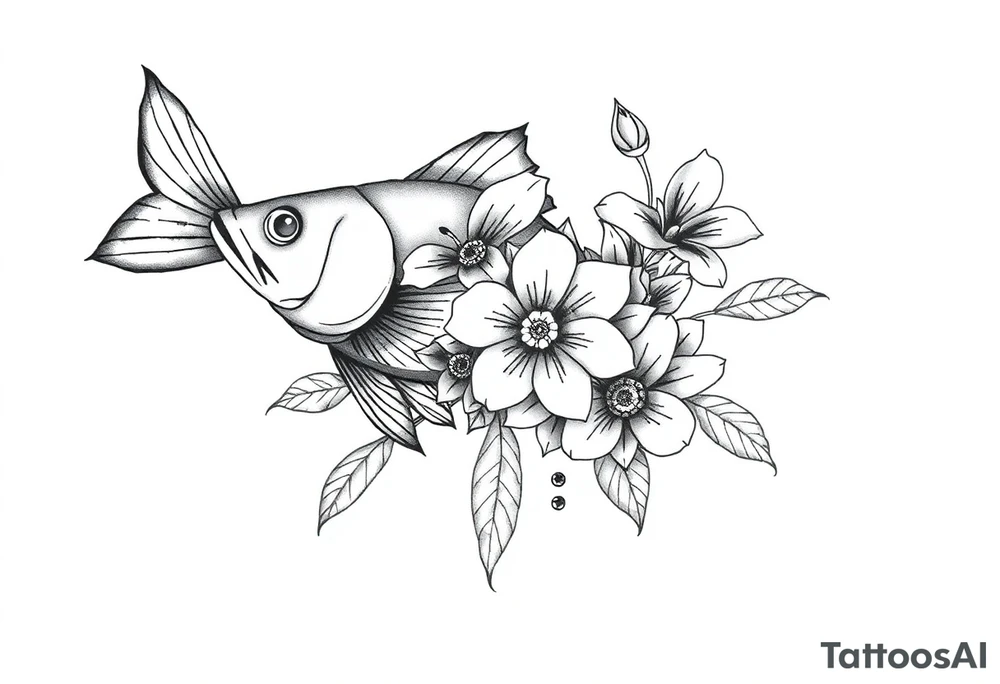 Tatuagem para pescoço com flor diferente e pequena tattoo idea