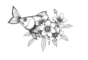 Tatuagem para pescoço com flor diferente e pequena tattoo idea