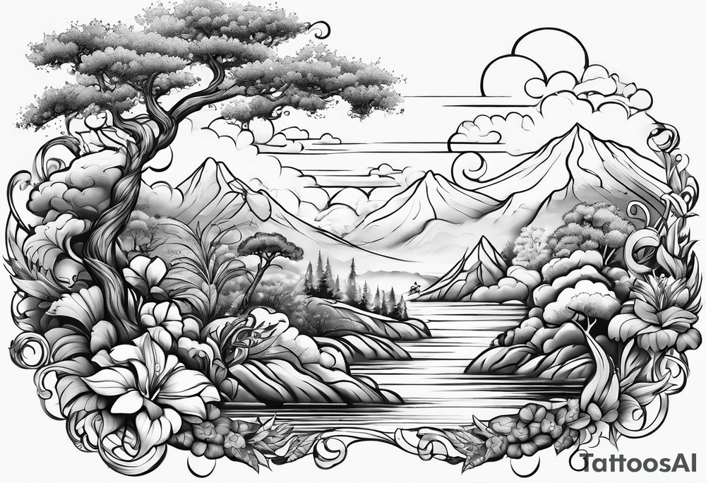 RNA strand tattoo idea