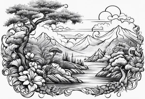 RNA strand tattoo idea