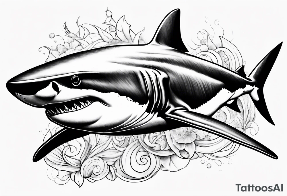 Shark tattoo idea