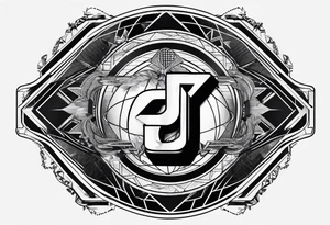 Jumpman logo tattoo idea