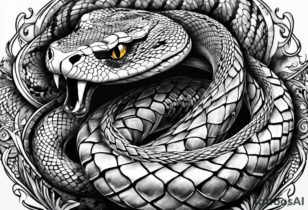 snake tattoo idea