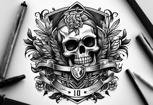 the old cuban crest tattoo idea