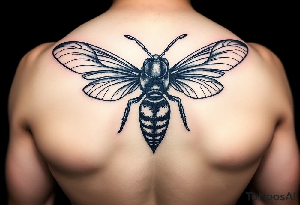 Fierce Hornet flying tattoo idea