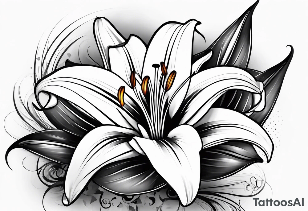 Lillies tattoo idea
