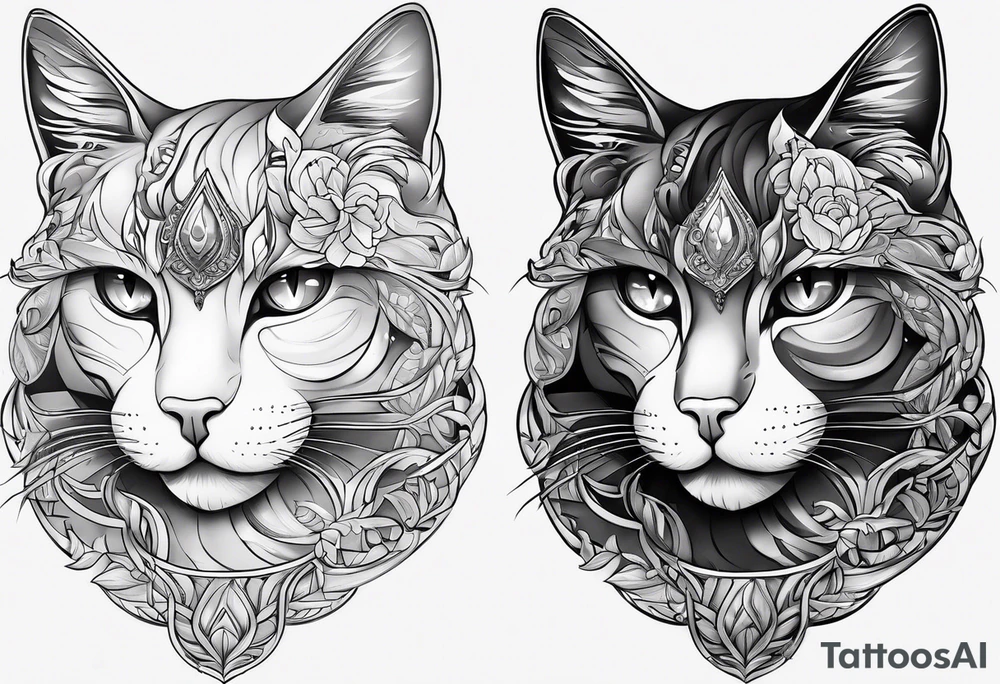 brom's cat tattoo idea