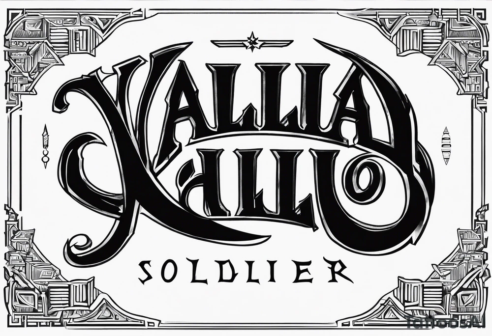 Valhalla soldier tattoo idea