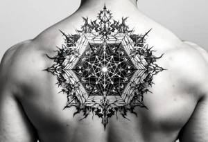 Metatrons cube tattoo idea