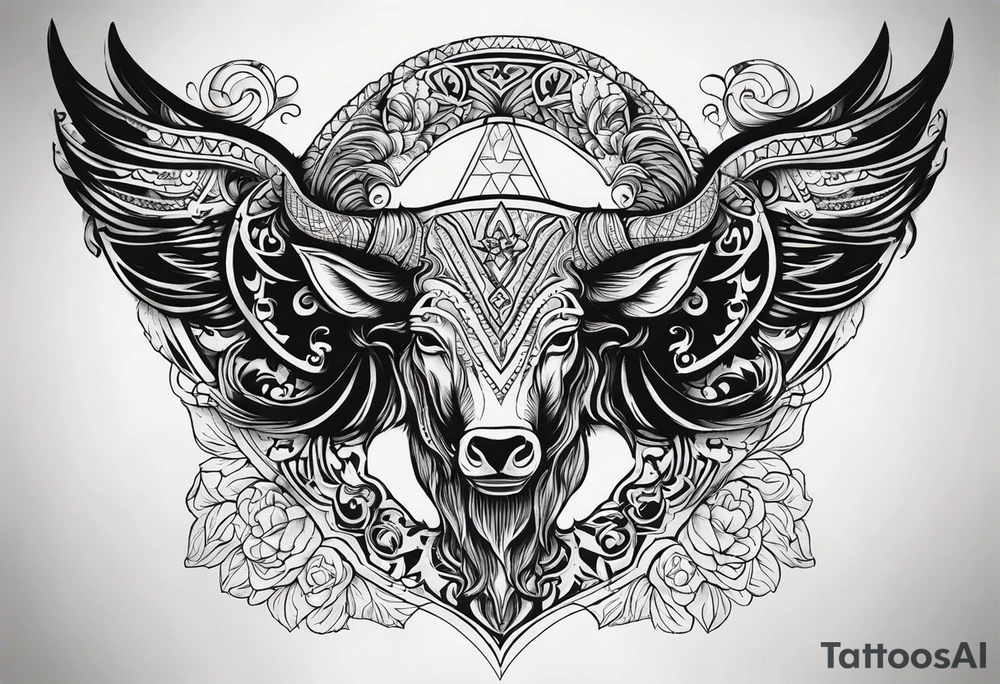 Western tattoo on butt tattoo idea