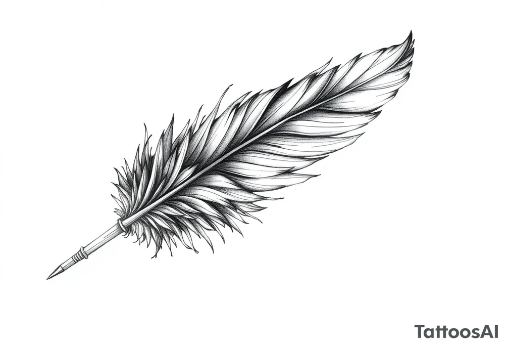 Feather tattoo idea