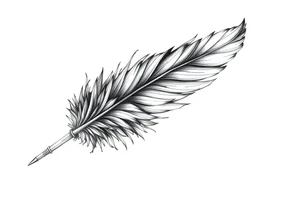Feather tattoo idea
