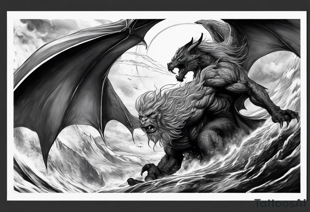 Gandalf vs Balrog tattoo idea