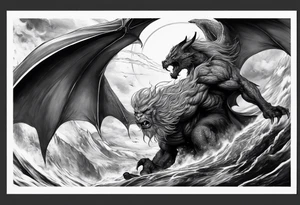 Gandalf vs Balrog tattoo idea